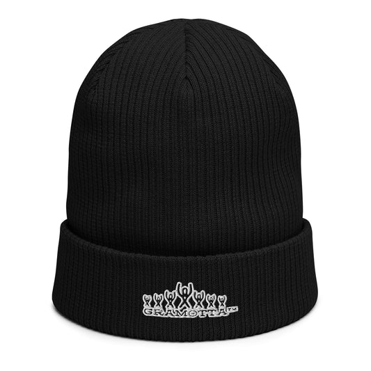 Organic ribbed beanie