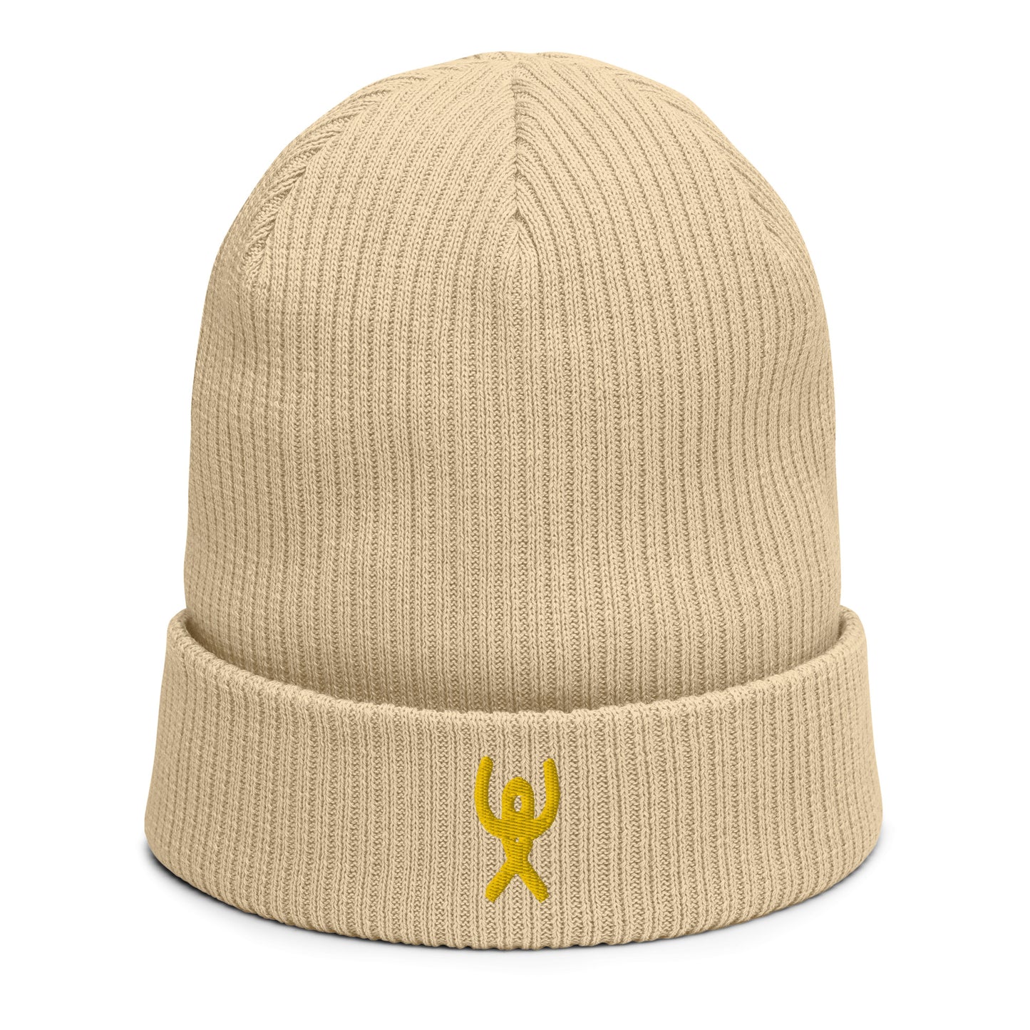 Organic ribbed beanie